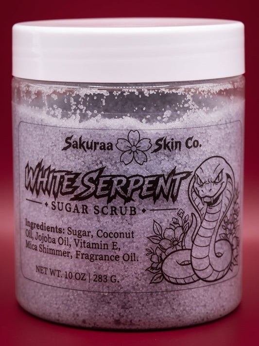 White Serpent Sakuraa Skin Co. Sakuraa Skin Co.  Sugar Scrub