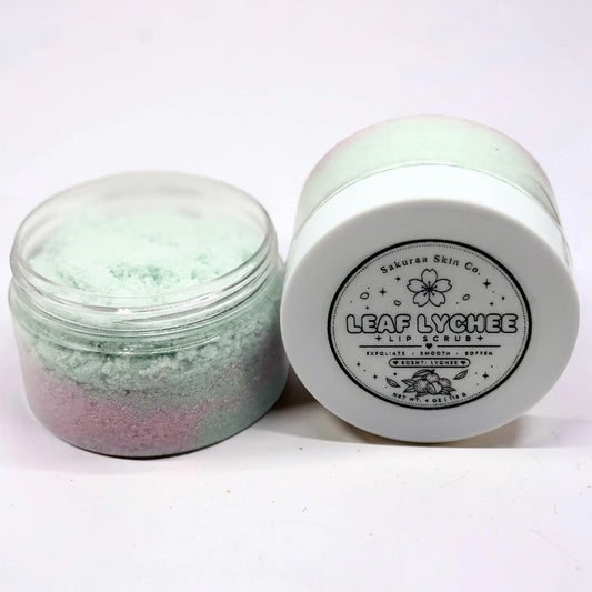Leaf Lychee Sakuraa Skin Co. Sakuraa Skin Co.  Lip Scrub