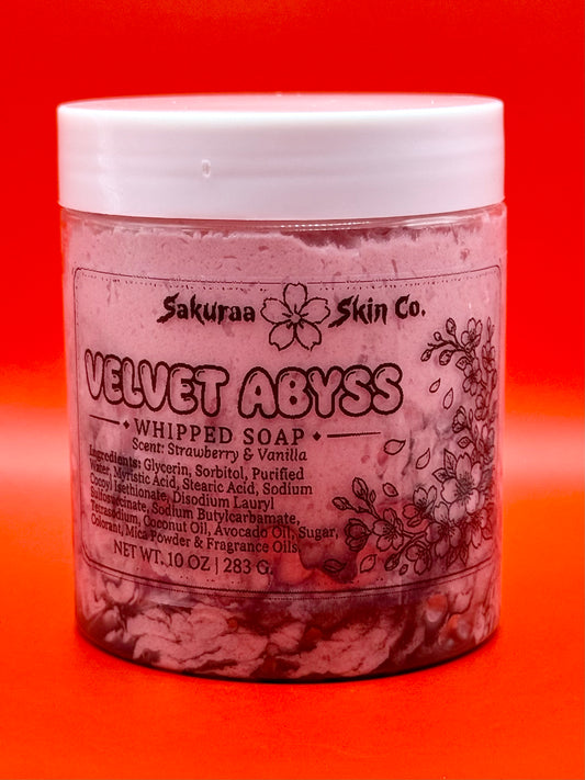 Velvet Abyss Sakuraa Skin Co. Sakuraa Skin Co.  Whipped Soap