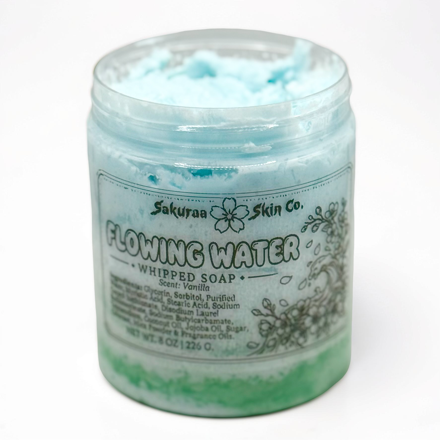 Flowing Water Sakuraa Skin Co. Sakuraa Skin Co.  Whipped Soap