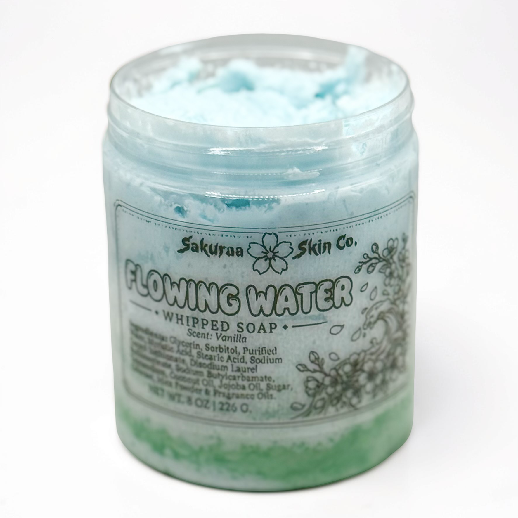 Flowing Water Sakuraa Skin Co. Sakuraa Skin Co.  Whipped Soap