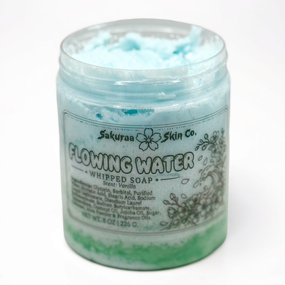 Flowing Water Sakuraa Skin Co. Sakuraa Skin Co.  Whipped Soap