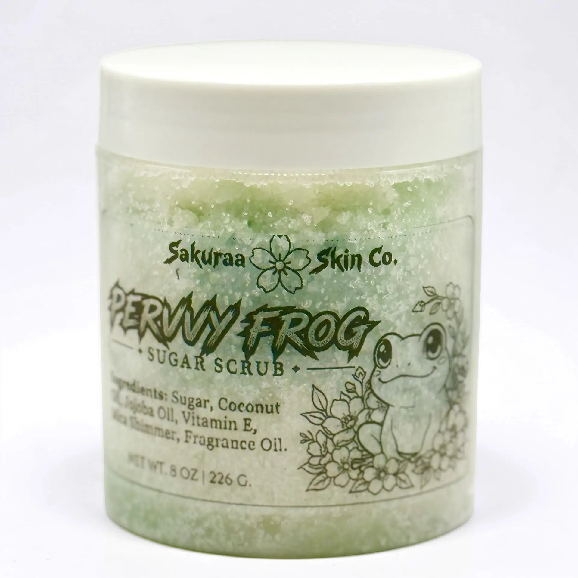 Pervvy Frog Sakuraa Skin Co. Sakuraa Skin Co.  Sugar Scrub