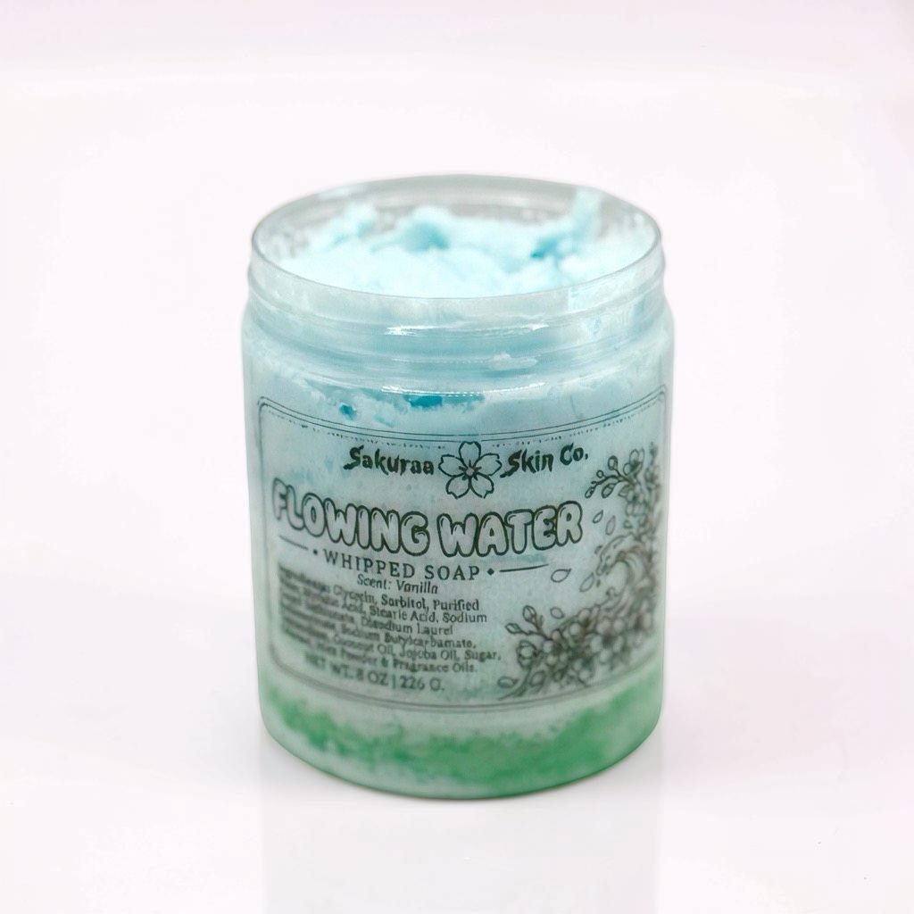 Flowing Water Sakuraa Skin Co. Sakuraa Skin Co.  Whipped Soap