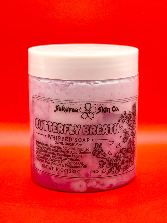 Butterfly Breath Sakuraa Skin Co. Sakuraa Skin Co.  Whipped Soap
